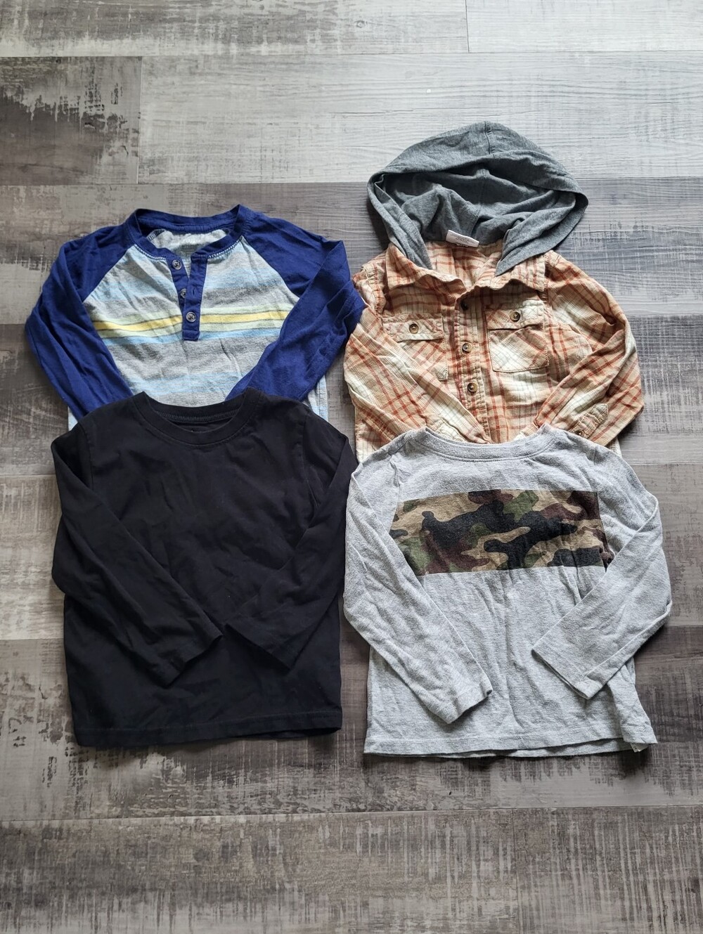 Toddler Boy Long Sleeve Shirts Tops Size 3T Old Navy Okie Dokie